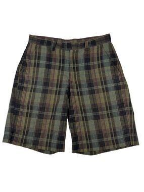 Patagonia Shorts Mens 30 Blue Plaid 10" Seersucker Thrift Organic Cotton Outdoor